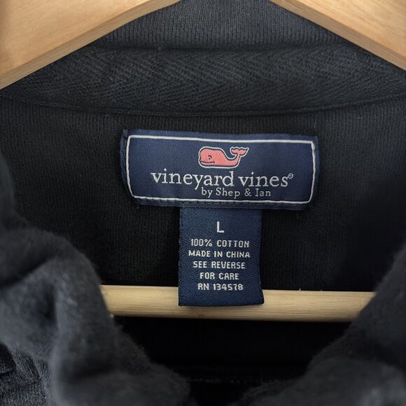 Vineyard Vines Indianapolis Colts 1/4 Zip Shep Pullover Sweatshirt Mens Sz Large - Picture 4 of 6